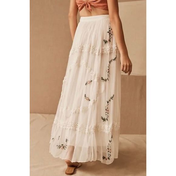 New BHLDN Amaryllis Maxi Skirt US sz 8 - Picture 3 of 7